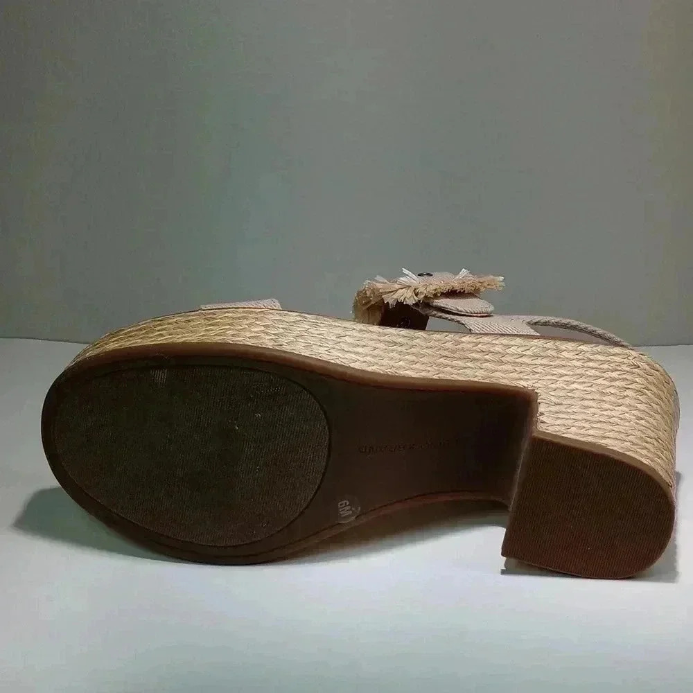 Lucky brand women's Yidris Espandrille platform sandal Healed - Picture 4 of 12
